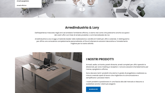 Arredindustria & Lory: mobili per ufficio di qualità e comfort