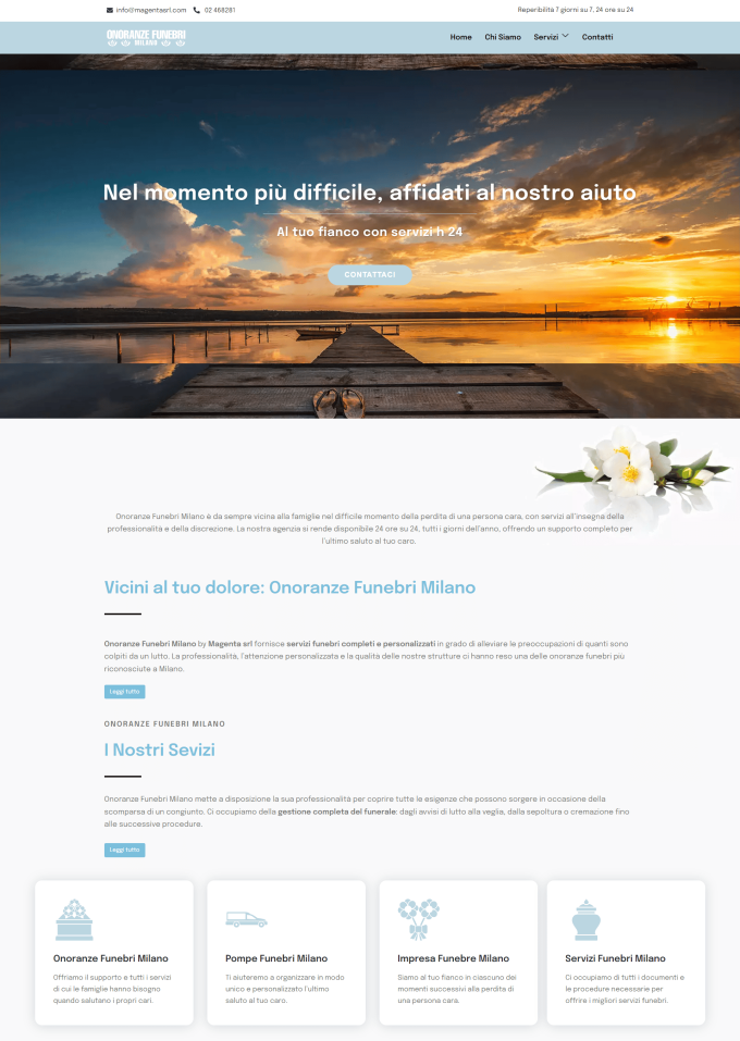 Onoranze Funebri Milano: servizi funebri per ogni esigenza