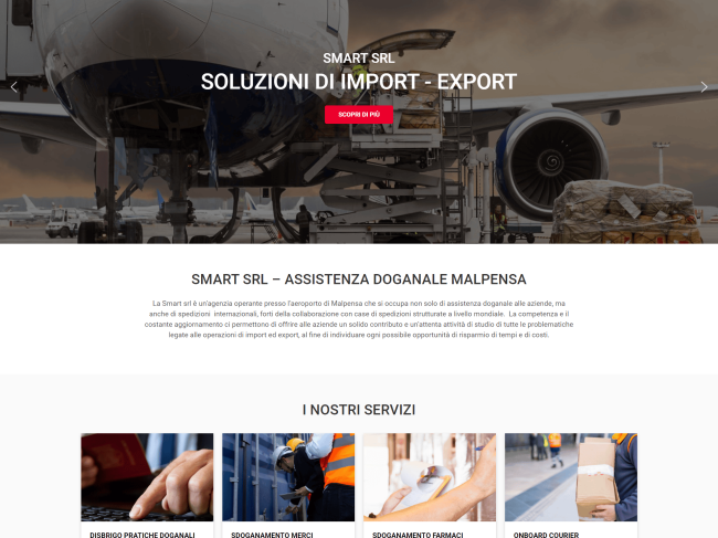 Smart srl: assistenza per operazioni import ed export a Malpensa