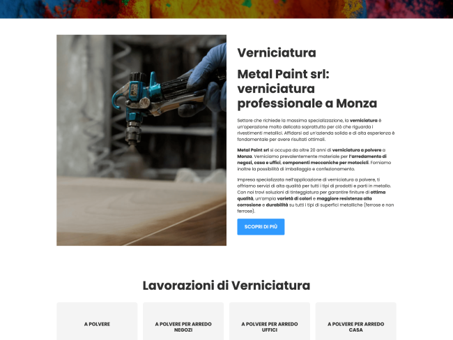 Metal Paint: azienda specializzata in verniciature industriali