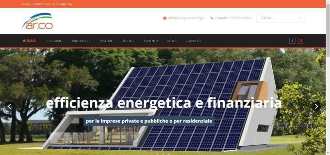 AR.CO Green Energy &#8211; Soluzioni di efficienza energetica per il nord Italia