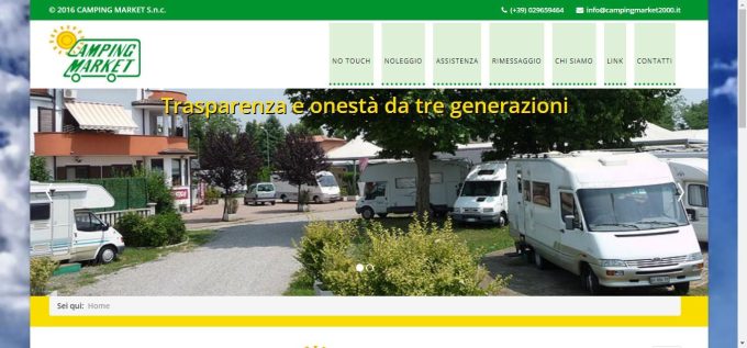 Camping Market 2000 &#8211; Vendita e noleggio camper