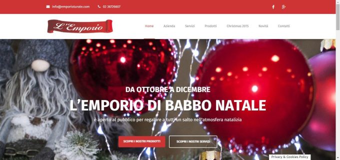 L&#8217;Emporio &#8211; Noleggio addobbi natalizi e decorazioni per eventi