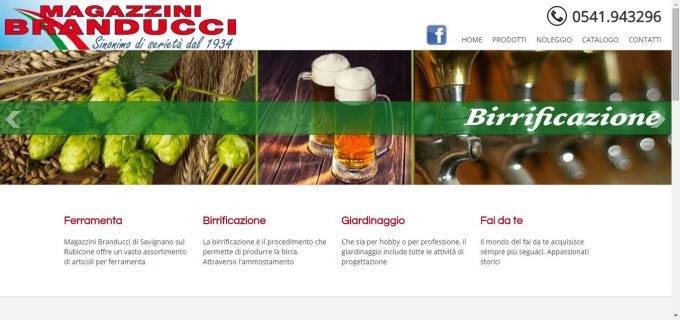 Magazzini Branducci &#8211; Articoli per birrificazione e vinificazione &#8211; Ferramenta e Idraulica