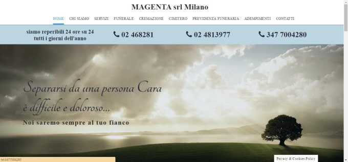 Magenta Srl Onoranze Funebri &#8211; Funerali e Previdenza funeraria