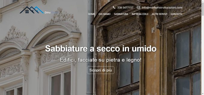 Ditta Marku &#8211; Sabbiature a secco e a umido &#8211; Microsabbiature