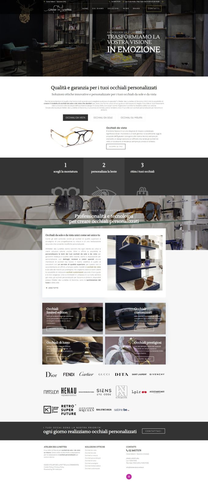 Atelier des Lunettes &#8211; Occhiali personalizzati Saronno