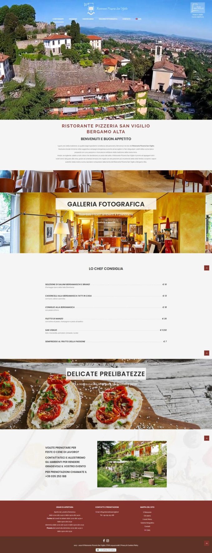 Ristorante Pizzeria San Vigilio &#8211; Bergamo