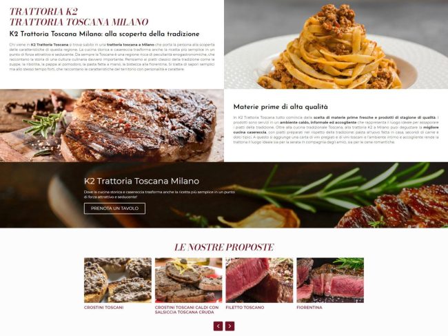 Trattoria K2 – Ristorante Toscano Milano