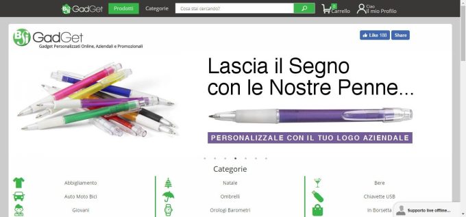 BSI Gadget &#8211; Gadget personalizzati on-line